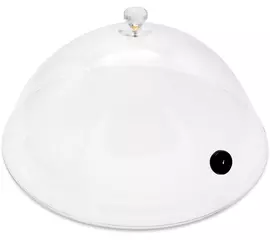 Ziva Large Smoke Dome Ø36.5x15cm for Cold Smoking - Durable Polycarbonate