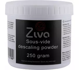 Ziva sous-vide descaling powder