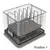 Ziva - sous vide Rack - SS304 - 4 fixed positons - 16x16x10cm (LWH)