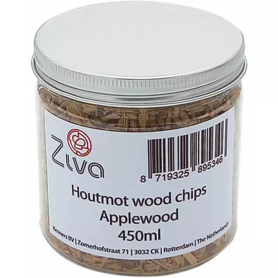 Ziva wood moth wood chips Applewood 450ml